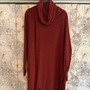 Zenana Cowl Neck Tunic